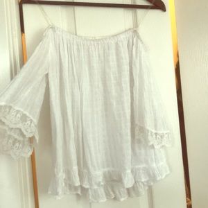 BOHO lace flowy top